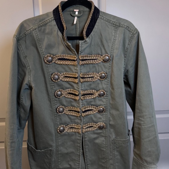 Free People Passenger Jacket – Moss Green, Size Small - Picture 5 of 6